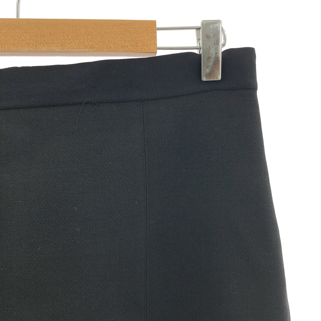 forte_forte / フォルテフォルテ | ウール スリット フレアスカート | 3 | ブラック | レディース