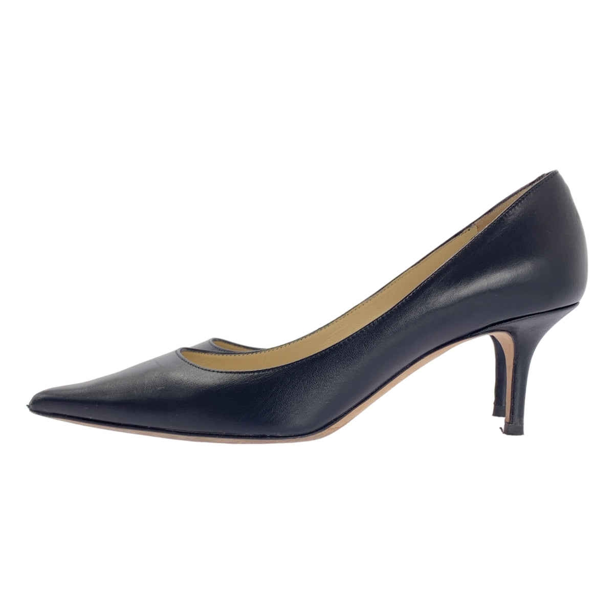 JIMMY CHOO | 皮革尖頭高跟鞋 | 尺寸 37 1/2 | 黑色 | 女款