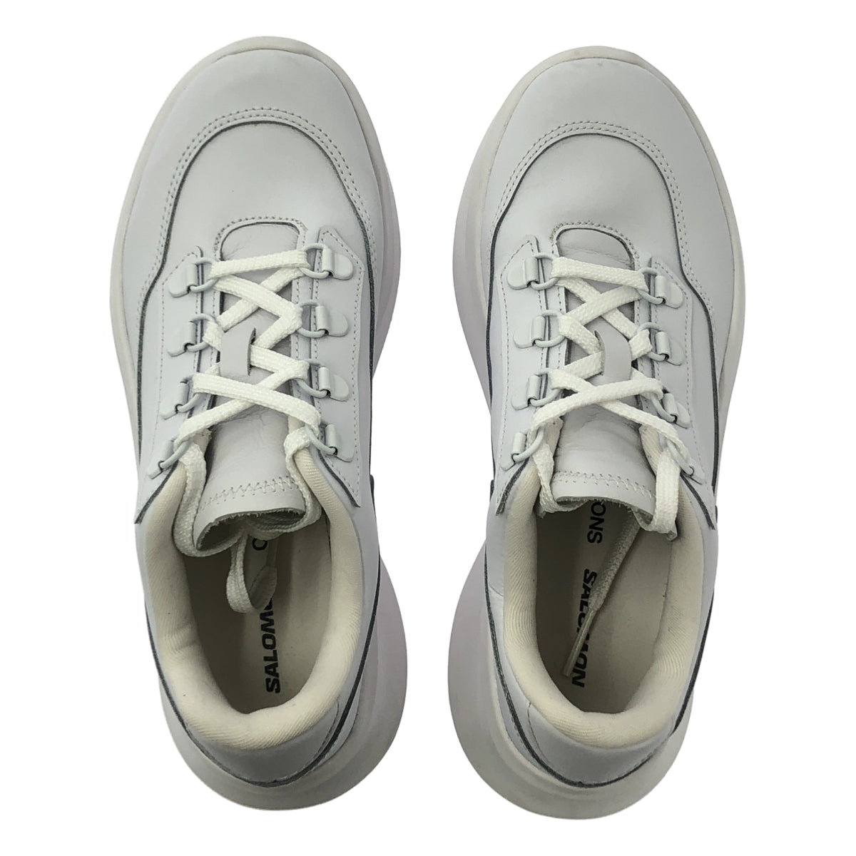 [近新] COMME des GARÇONS | 2023 春夏 | SALOMON PLATFORM FOR CDG Salomon 厚底運動鞋 | 尺寸 23 | 白色 | 女款