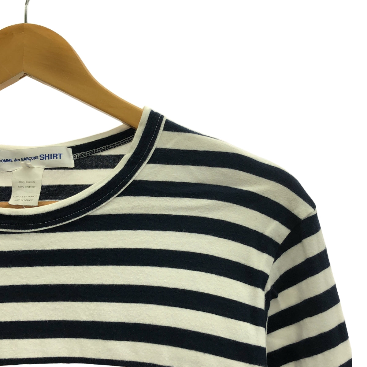 COMME des GARCONS SHIRT | Printed crew neck cut and sew | S | Men's