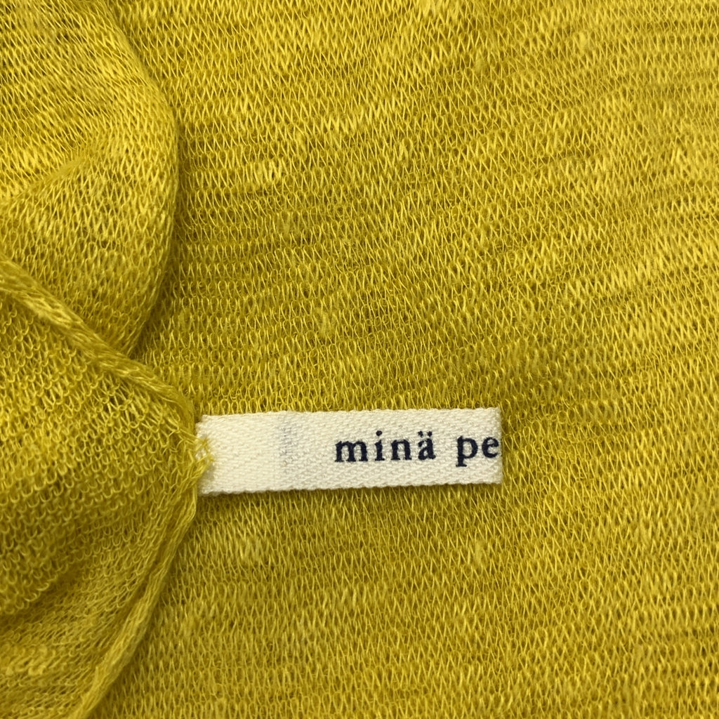 mina perhonen / ミナペルホネン | エンブロイダリー 装飾 ストール | イエロー