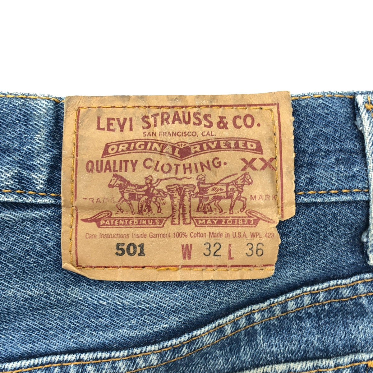 Levi's | 90年代復古501籃扣後背544牛仔褲 | W32 L36 | 男款