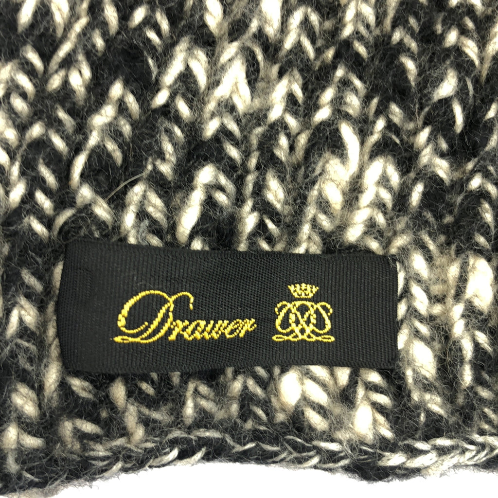 抽屜 | 雙色羅紋長圍巾 |