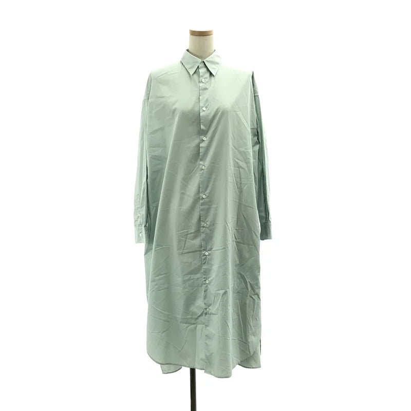 Graphpaper / グラフペーパー | 2022SS | Broad oversized shirt dress / オーバーサイズ ボリューム シャツ ワンピース | 00 | レディース