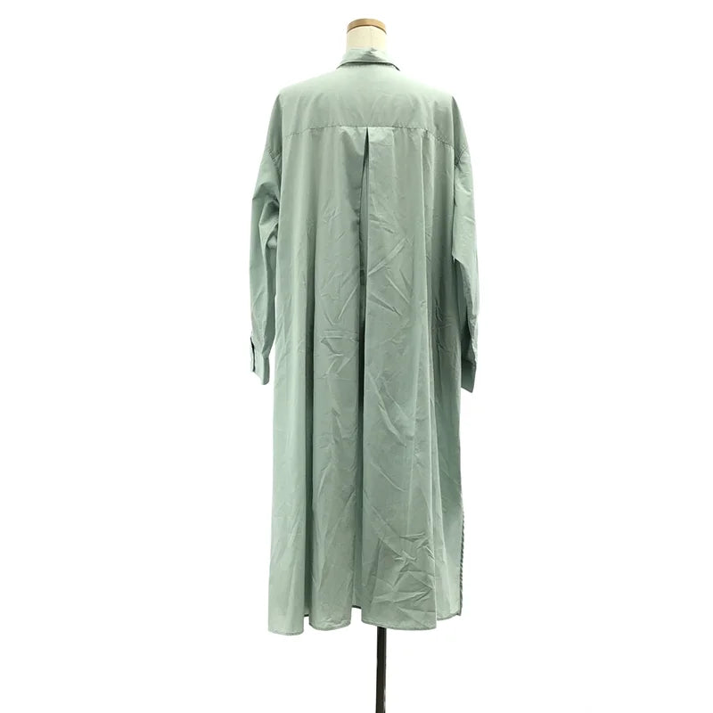 Graphpaper / グラフペーパー | 2022SS | Broad oversized shirt dress / オーバーサイズ ボリューム シャツ ワンピース | 00 | レディース