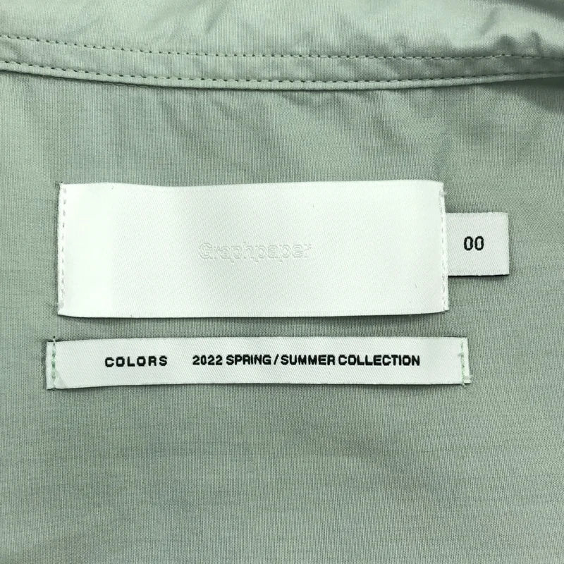 Graphpaper / グラフペーパー | 2022SS | Broad oversized shirt dress / オーバーサイズ ボリューム シャツ ワンピース | 00 | レディース