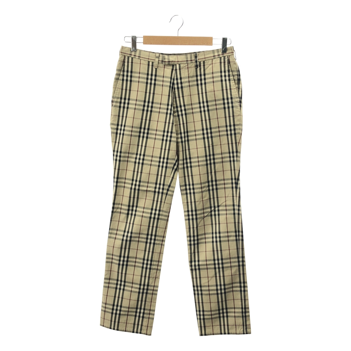 BURBERRY BLACK LABEL / バーバリーブラックレーベル | ノバチェック パンツ | 76 | ベージュ | メンズ