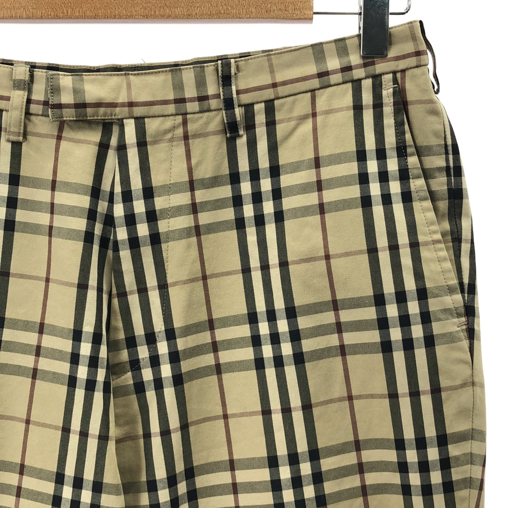 BURBERRY 黑標 | Nova 格紋褲 | 尺寸 76 | 米色 | 男款