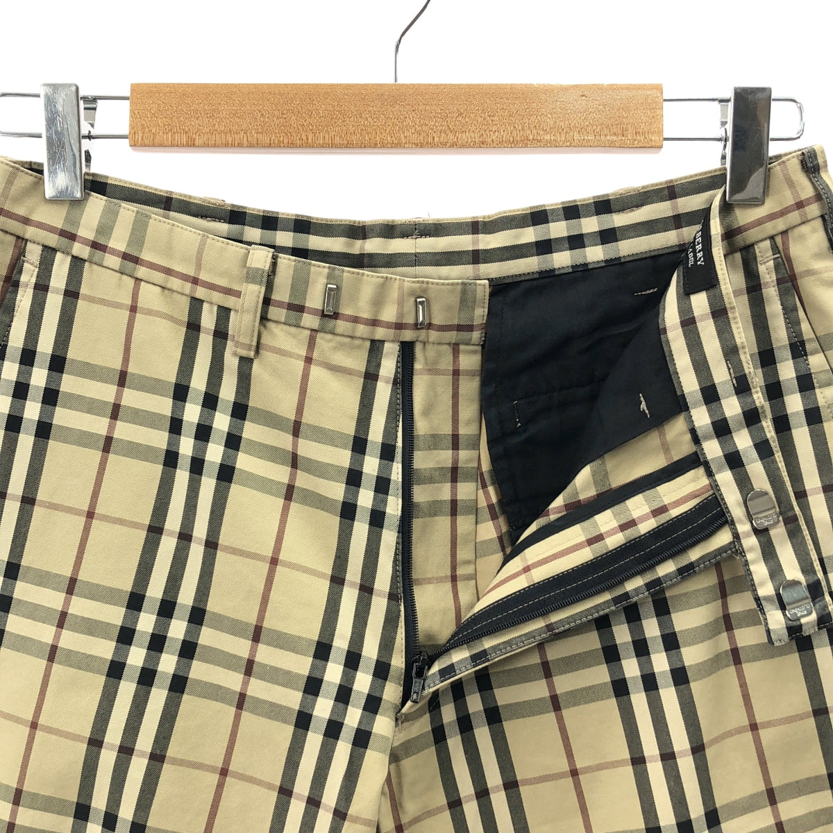 BURBERRY BLACK LABEL / バーバリーブラックレーベル | ノバチェック パンツ | 76 | ベージュ | メンズ