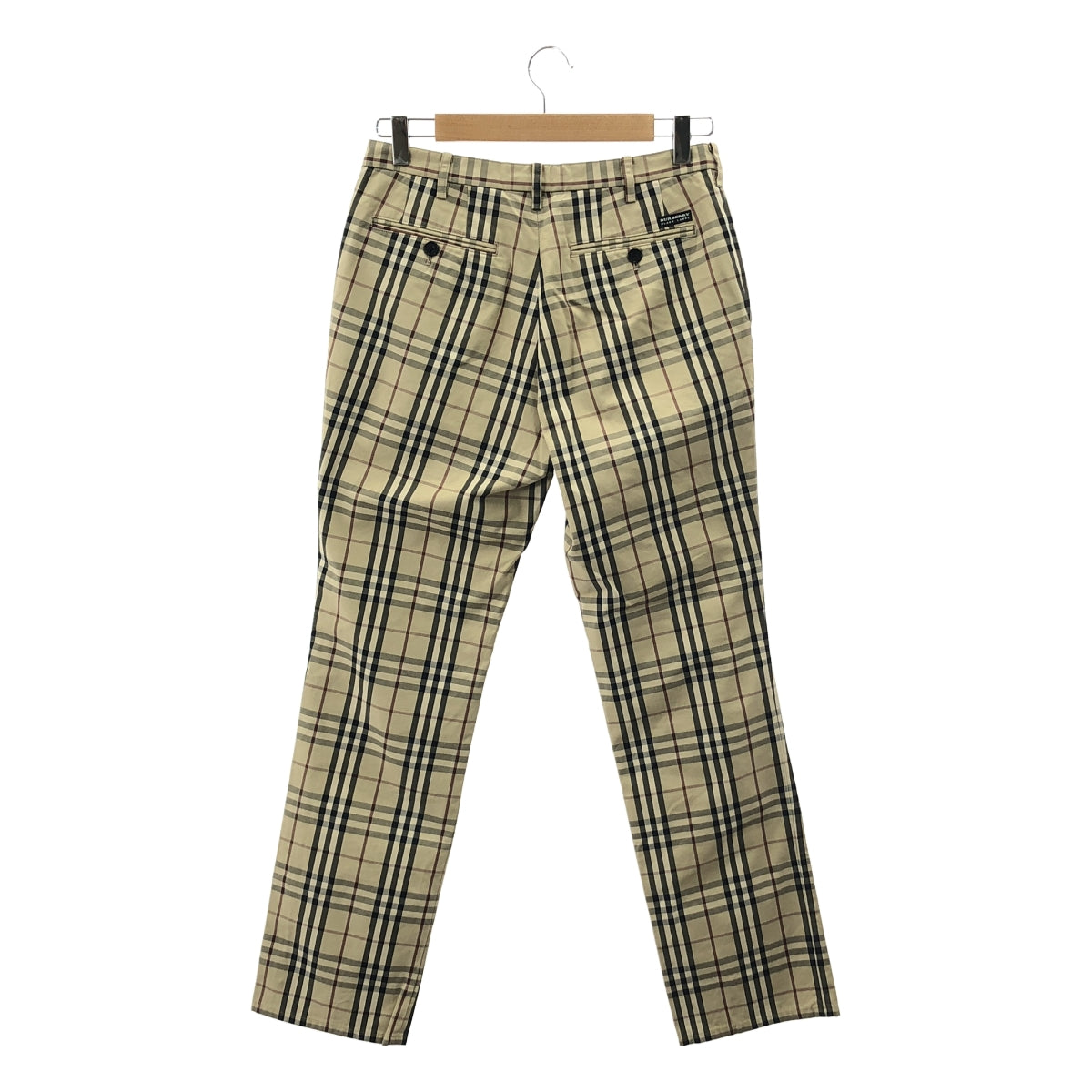 BURBERRY BLACK LABEL / バーバリーブラックレーベル | ノバチェック パンツ | 76 | ベージュ | メンズ