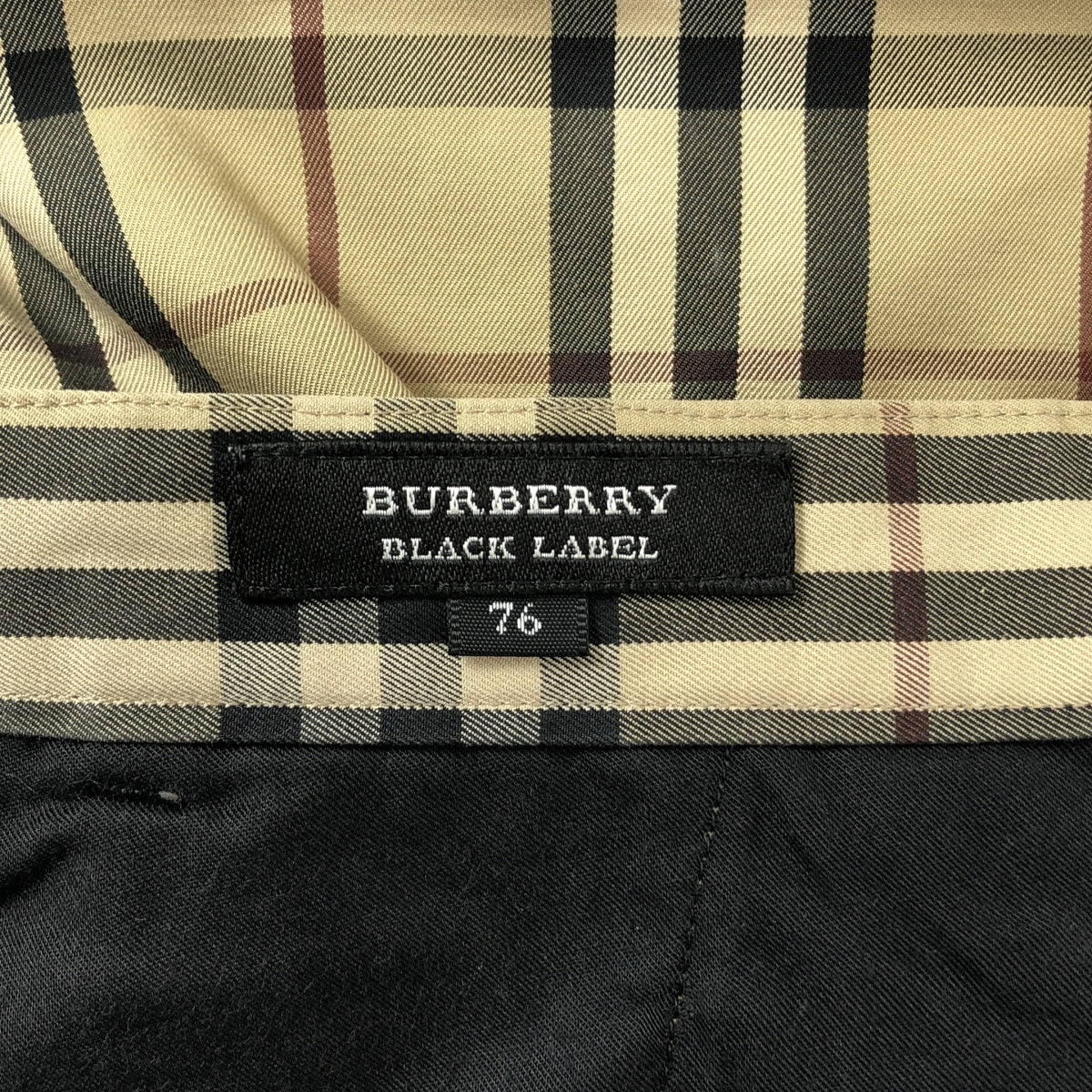 BURBERRY BLACK LABEL / バーバリーブラックレーベル | ノバチェック パンツ | 76 | ベージュ | メンズ