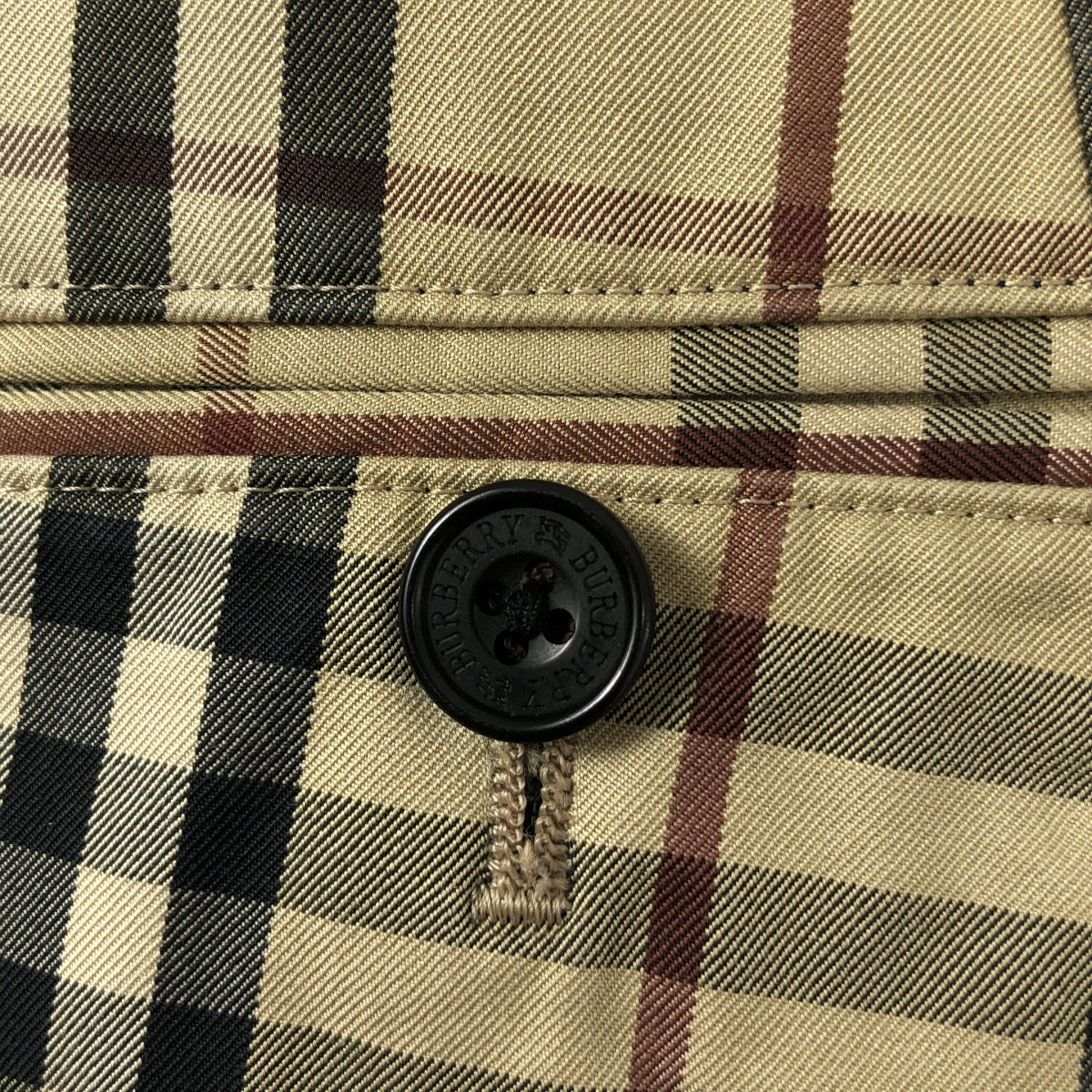BURBERRY BLACK LABEL / バーバリーブラックレーベル | ノバチェック パンツ | 76 | ベージュ | メンズ