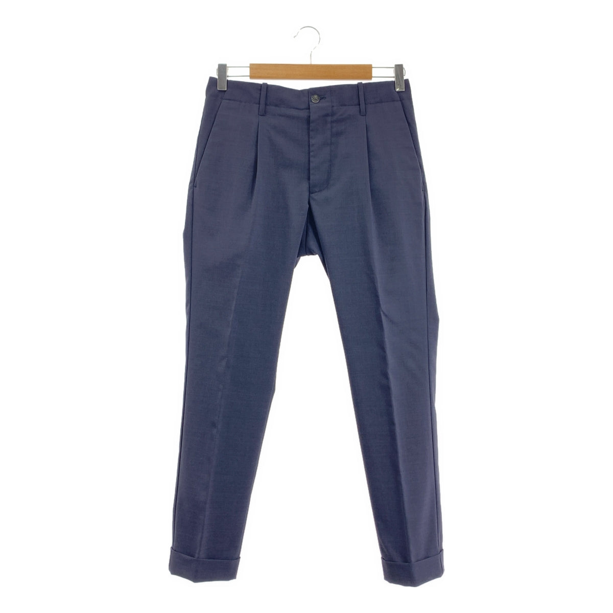 giab's ARCHIVIO | VERDI/M 羊毛混紡彈性褶皺休閒褲 | 尺寸 44 | 男款