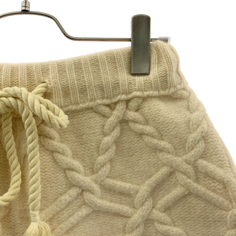 Drawer / ドゥ羅亞 | 羊毛喀什米爾麻花編織短褲 |