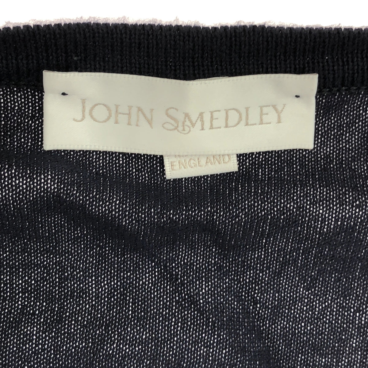 JOHN SMEDLEY / John Smedley | Sea Island Cotton High Gauge Crew Neck Knit Cardigan | M |