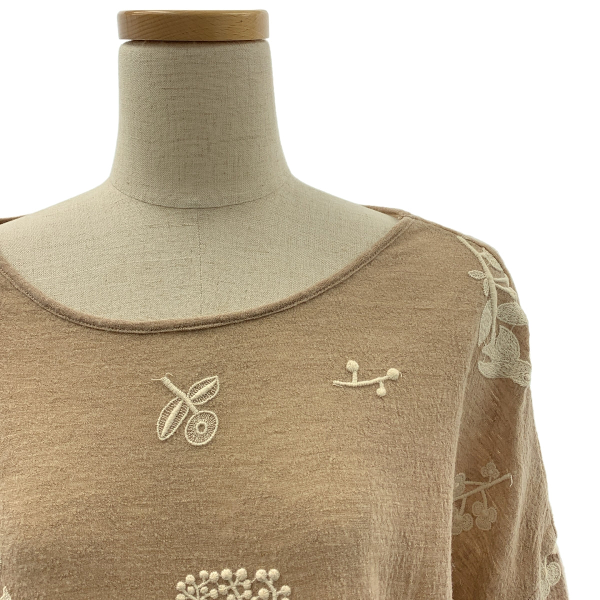 mina perhonen / ミナペルホネン | forest parade ウール エンブロイダリー ワンピース | 38 | レディース