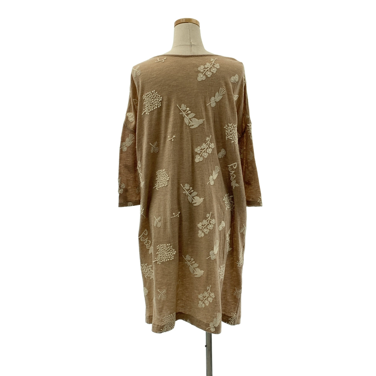 mina perhonen / ミナペルホネン | forest parade ウール エンブロイダリー ワンピース | 38 | レディース