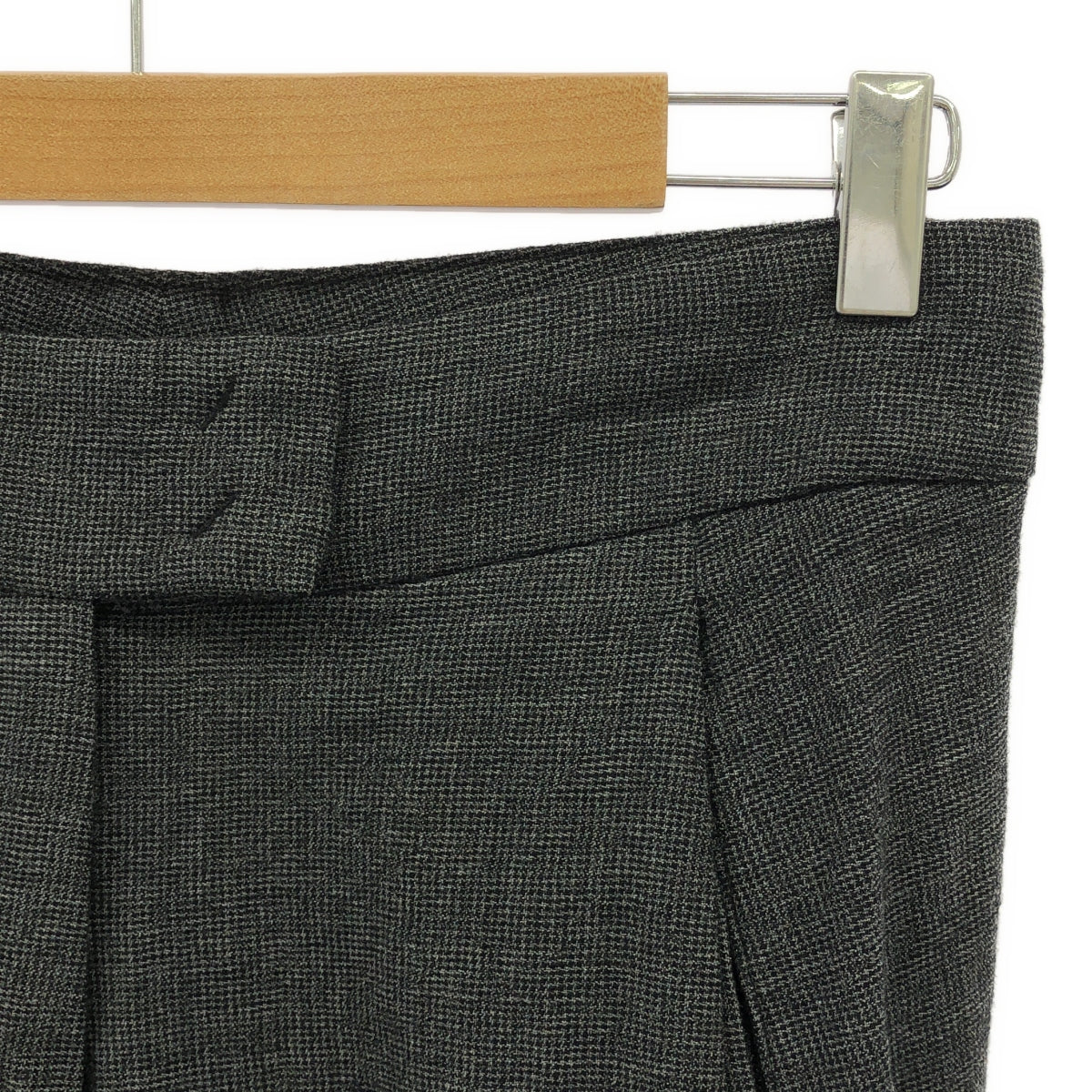 BALENCIAGA / 발렌시아가 | 울 테이퍼드 팬츠 | 36 | 차콜 | 여성