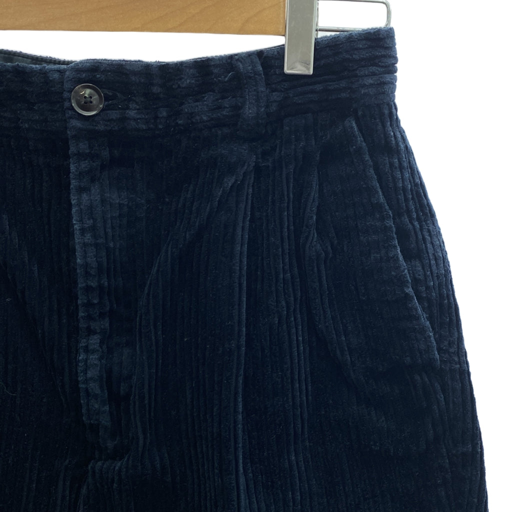 ORCIVAL / オーチバル | 太畝 コーデュロイ タック パンツ | 1 | ダークネイビー | レディース