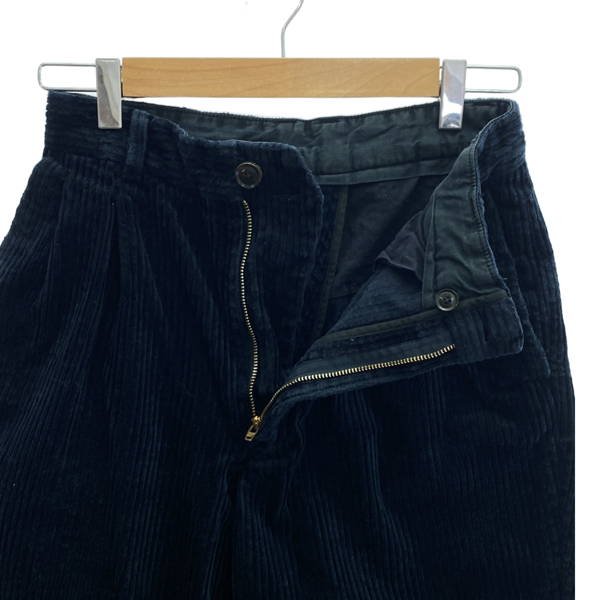 ORCIVAL / 奧奇瓦爾 |寬紋燈芯絨塞褲 | 1 |深海軍藍 |女性的