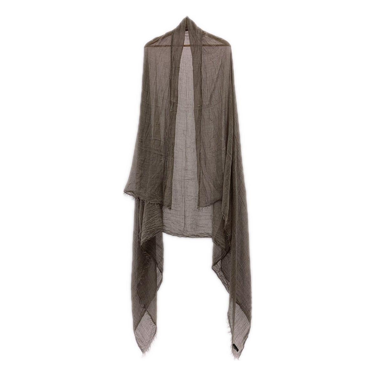 FALIERO SARTI | 流蘇褶皺披肩 | 灰色