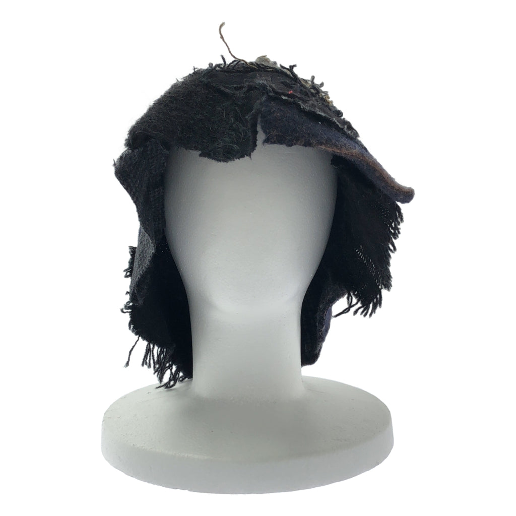 DANIELA GREGIS | 羊毛與羊絨拼布漁夫帽 | F |