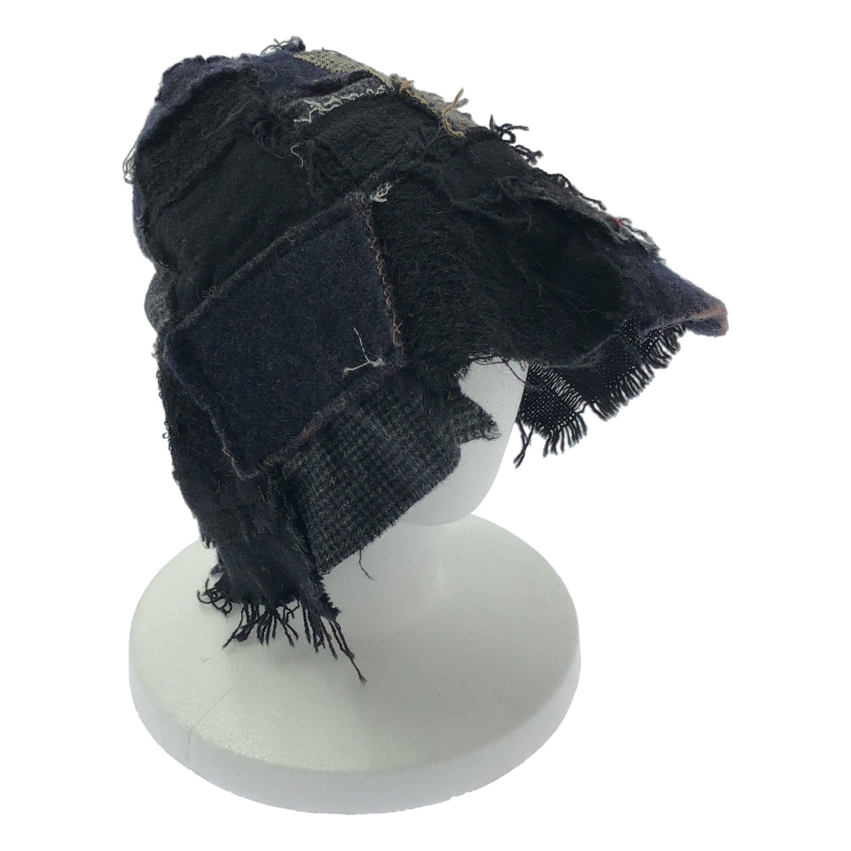 DANIELA GREGIS | 羊毛與羊絨拼布漁夫帽 | F |