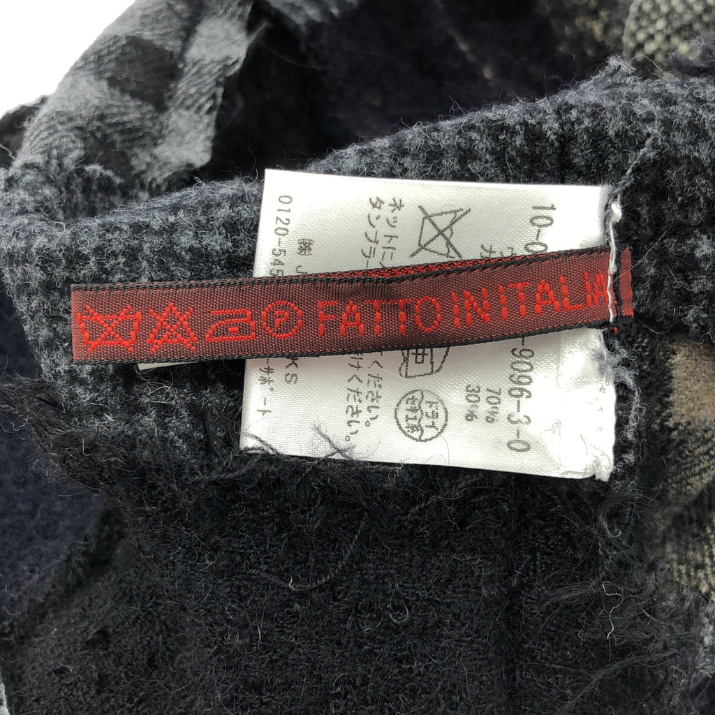 DANIELA GREGIS | 羊毛與羊絨拼布漁夫帽 | F |