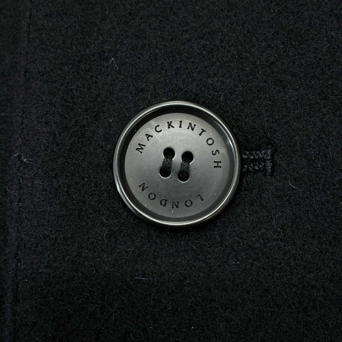 MACKINTOSH LONDON / 매킨토시 런던 | 울 싱글 코트 / 로고 총 안감 | 38 | 남성