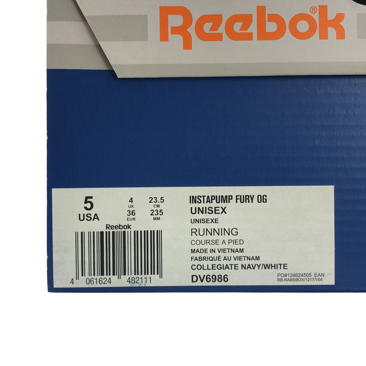 【미품】 Reebok / 리복 | INSTAPUMP FURY OG 인스타 펌프 퓨리 스니커 DV6986 | 23.5 | 네이비 | 여성