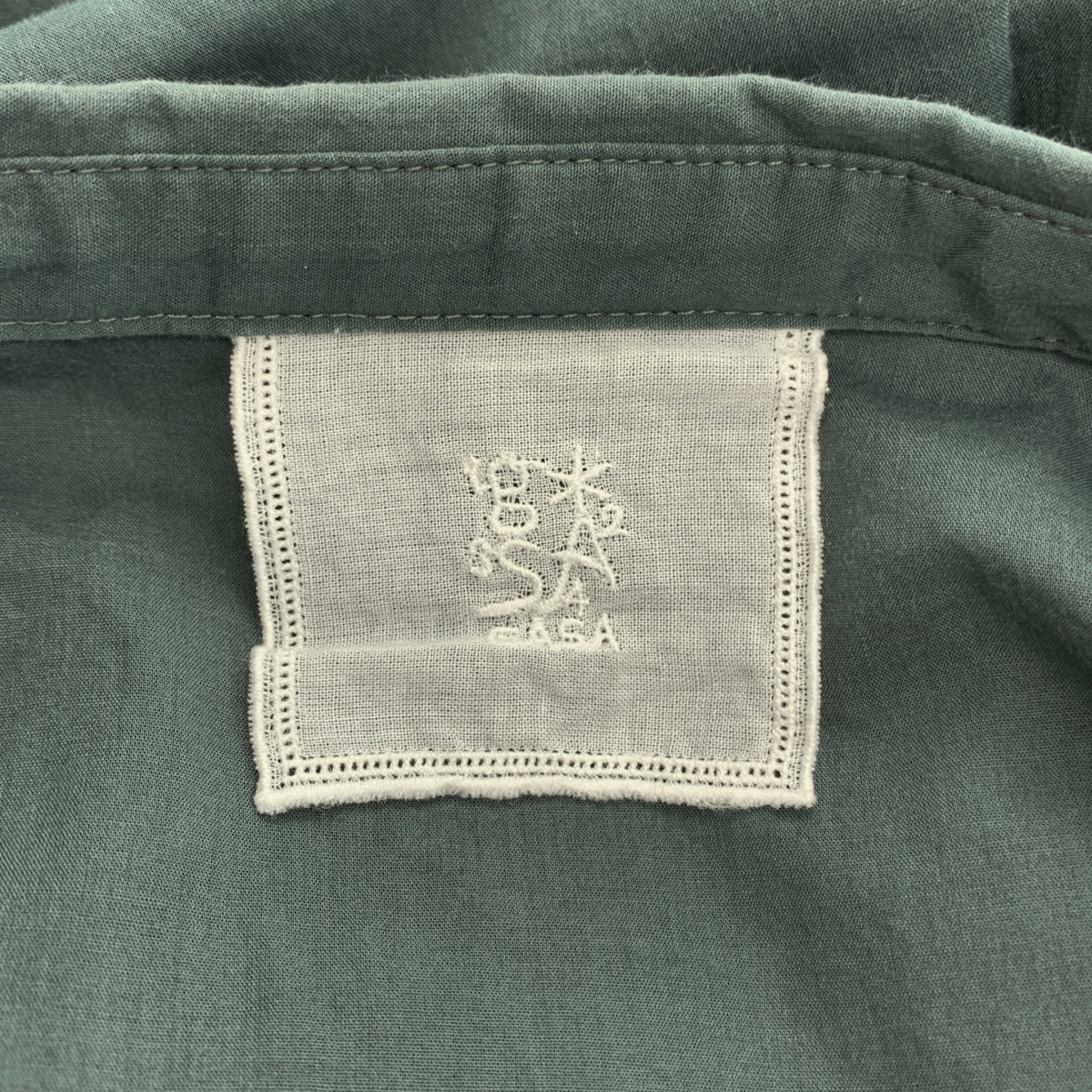 GASA | 劇院角落刺繡襯衫/襯衫 | F 碼 | 女款