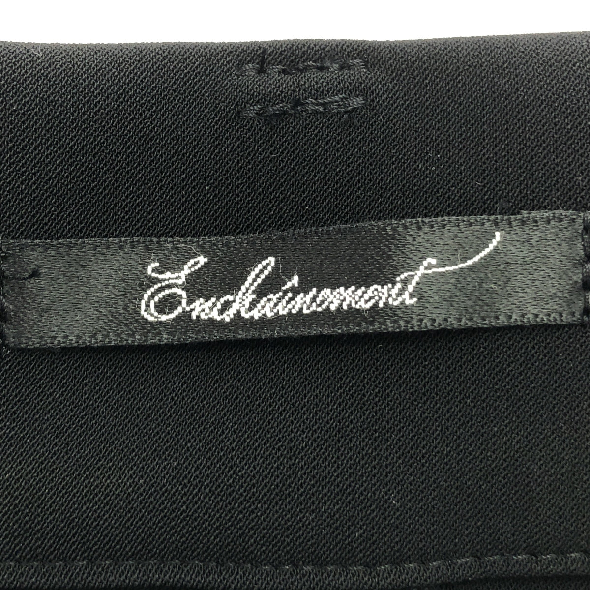 ENCHAINEMENT / アンシェヌマン | 2タック ストレッチ スラックス パンツ | 3 | ブラック | レディース