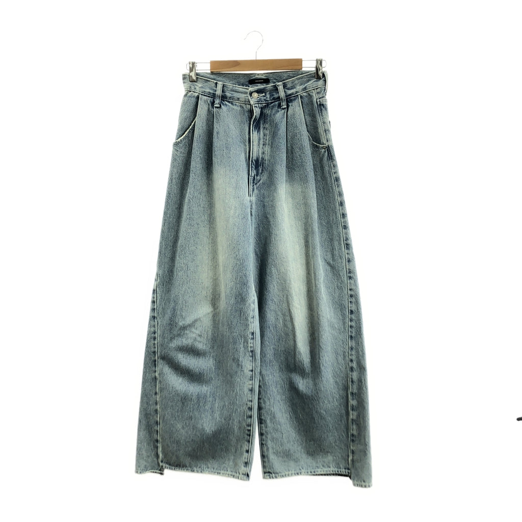 JOURNAL STANDARD | 2025春夏系列 | 雙褶闊腿牛仔褲 | 36碼 | 女款