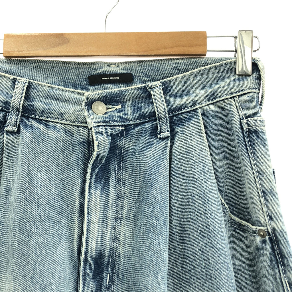 JOURNAL STANDARD | 2025春夏系列 | 雙褶闊腿牛仔褲 | 36碼 | 女款