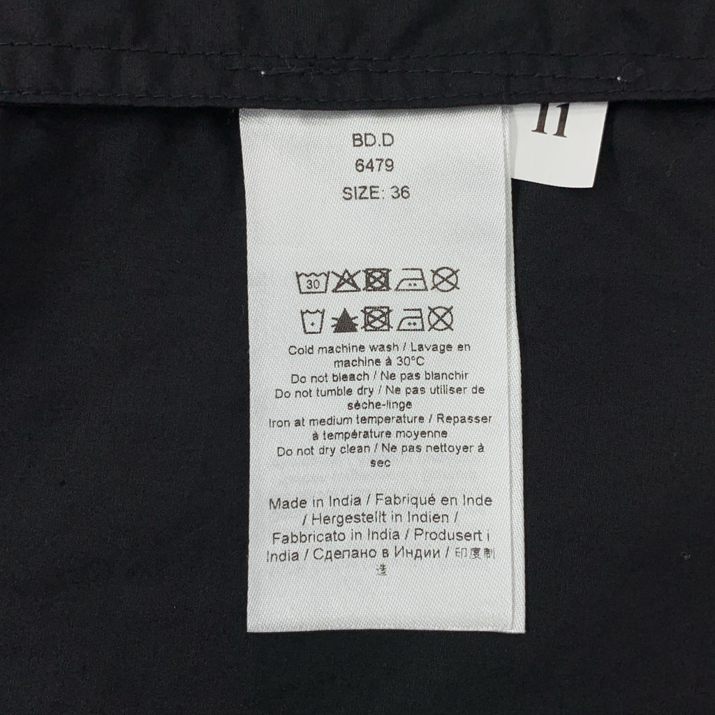 Ganni 棉質府綢吊帶連身裙，36 碼，黑色，女款