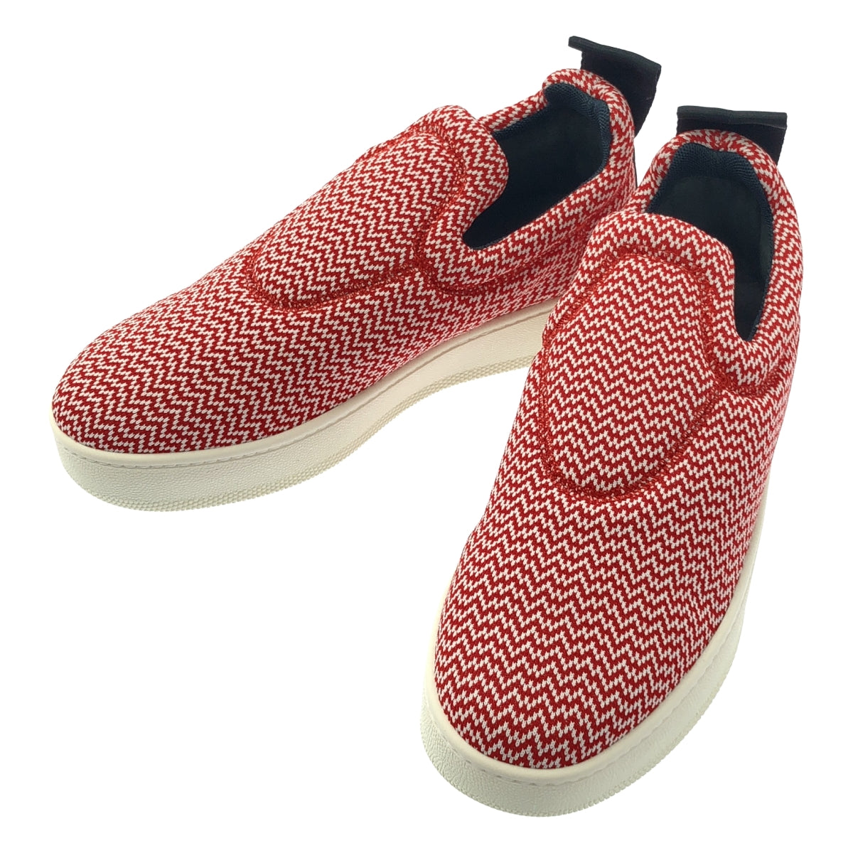[全新] CELINE | Phoebe Philo 幾何厚底一腳蹬運動鞋 | 37 碼 | 紅/黑/白 | 女款