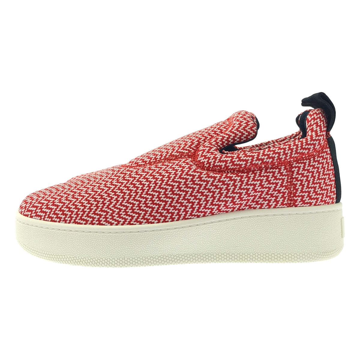 [全新] CELINE | Phoebe Philo 幾何厚底一腳蹬運動鞋 | 37 碼 | 紅/黑/白 | 女款