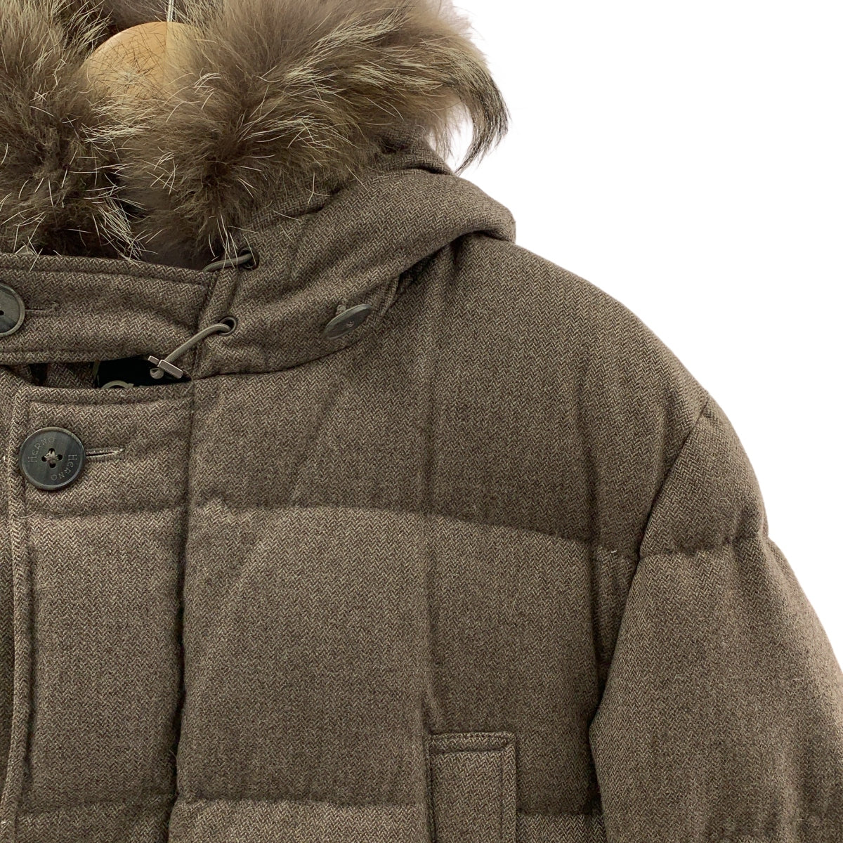 HERNO / ヘルノ | カシミヤ ダウンコート / コヨーテ ファーフーディ