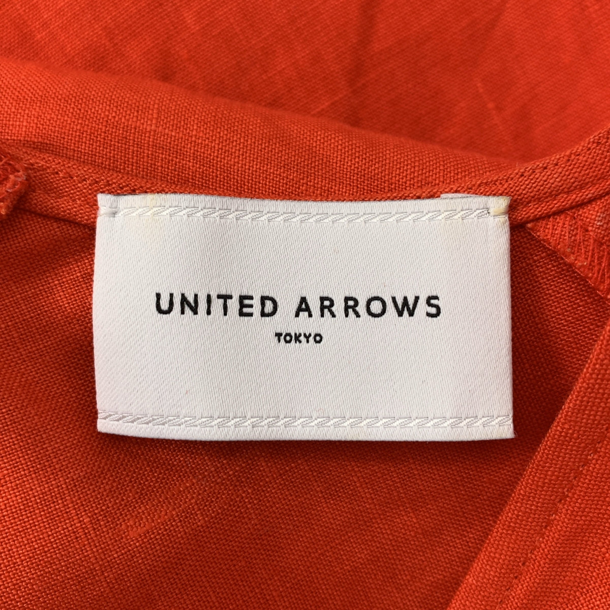 UNITED ARROWS | UWCC 亞麻V領無袖連身裙 | S碼 | 女款