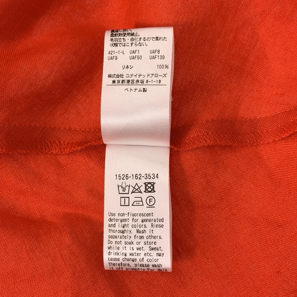 UNITED ARROWS | UWCC 亞麻V領無袖連身裙 | S碼 | 女款