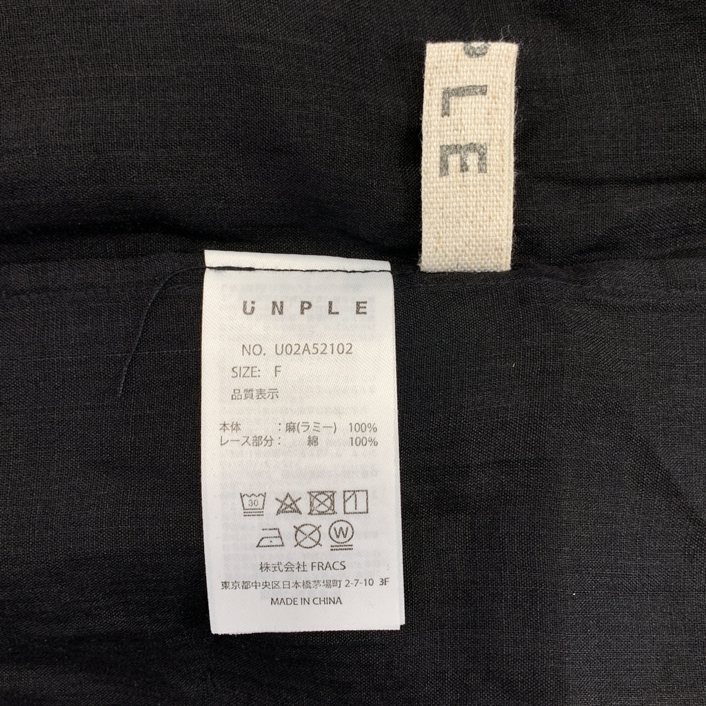 UNPLE / 앰풀 | 라미 보일 레이스 원피스 | F | 여성