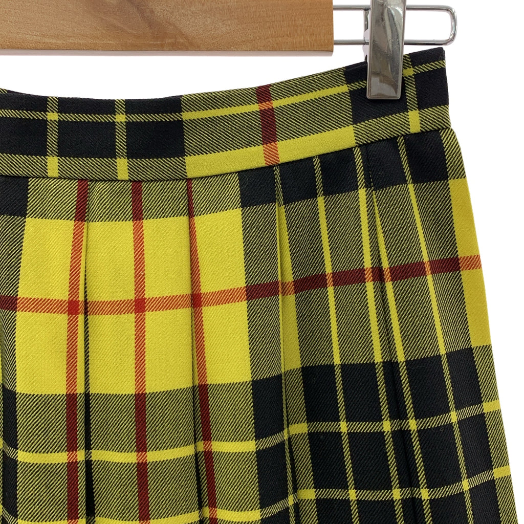 JUNYA WATANABE COMME des GARCONS / 준야와타나베 | 2019AW | 울 체크 플리츠 스커트 | S |