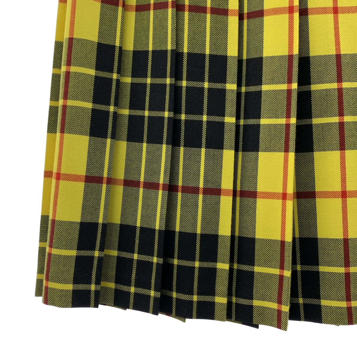 JUNYA WATANABE COMME des GARCONS / 준야와타나베 | 2019AW | 울 체크 플리츠 스커트 | S |