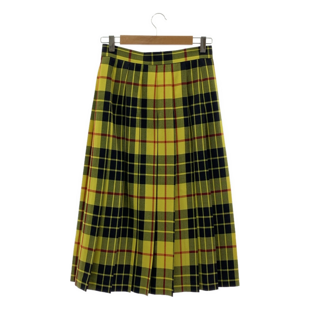 JUNYA WATANABE COMME des GARCONS / 준야와타나베 | 2019AW | 울 체크 플리츠 스커트 | S |