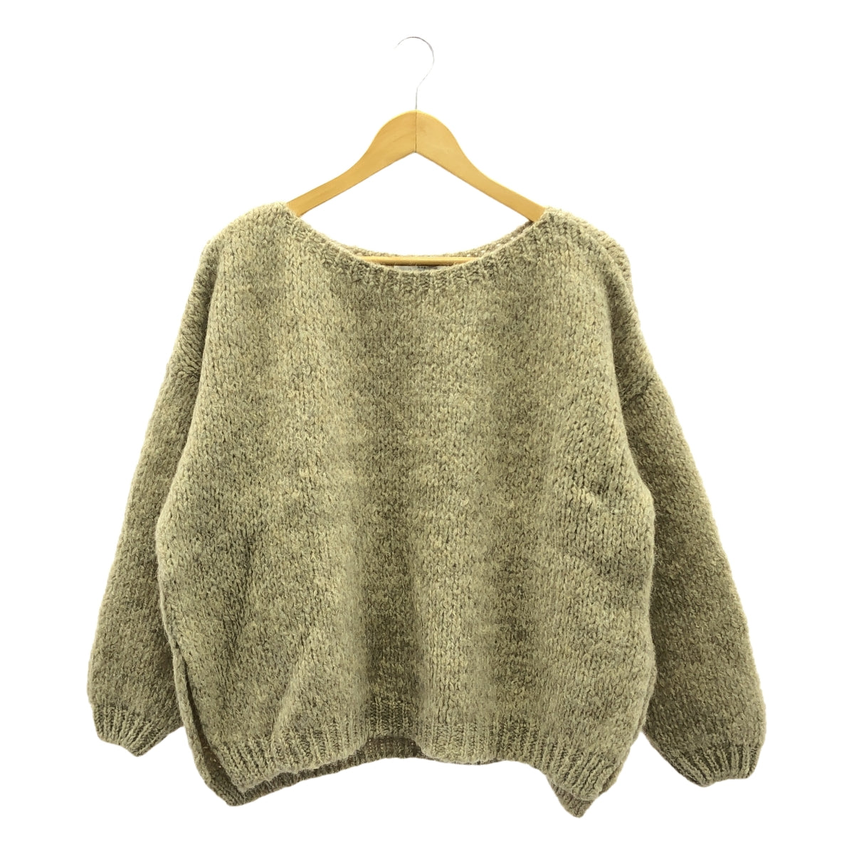 TRICOTS JEAN MARC / トリコットジーンマルク | VERSORE ワイド プルオーバーニット | ベージュ | レディース