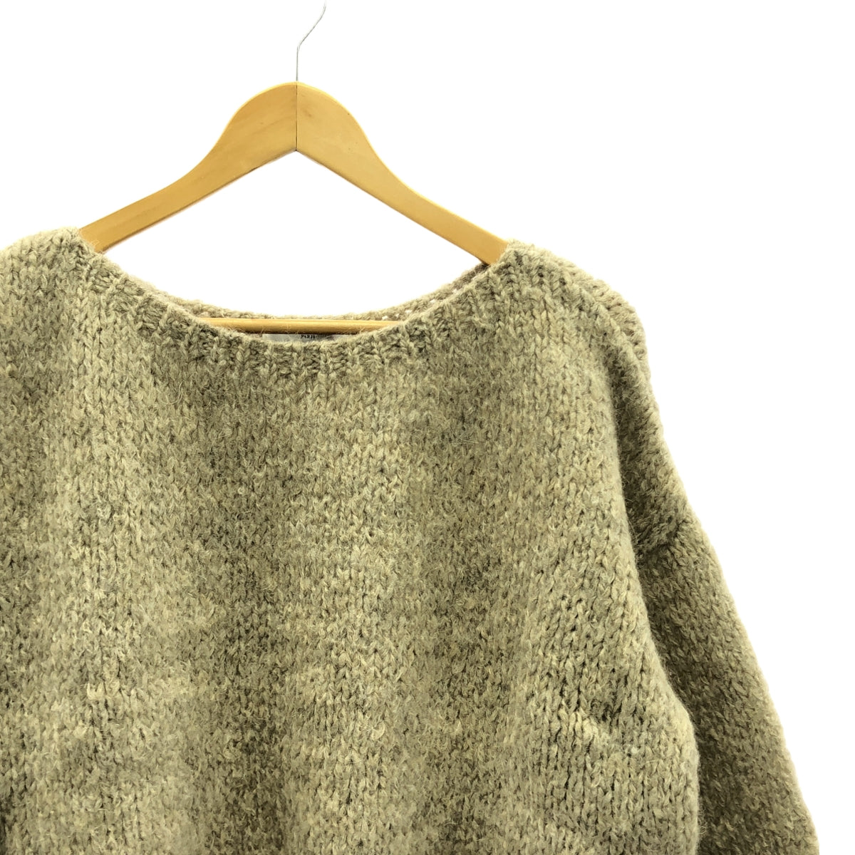 TRICOTS JEAN MARC / 經編JEAN Marc | 經編布料JEAN MARC VERSORE 寬套頭針織衫 |米色|女性的