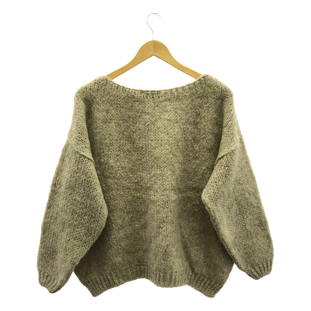 TRICOTS JEAN MARC / トリコットジーンマルク | VERSORE ワイド プルオーバーニット | ベージュ | レディース