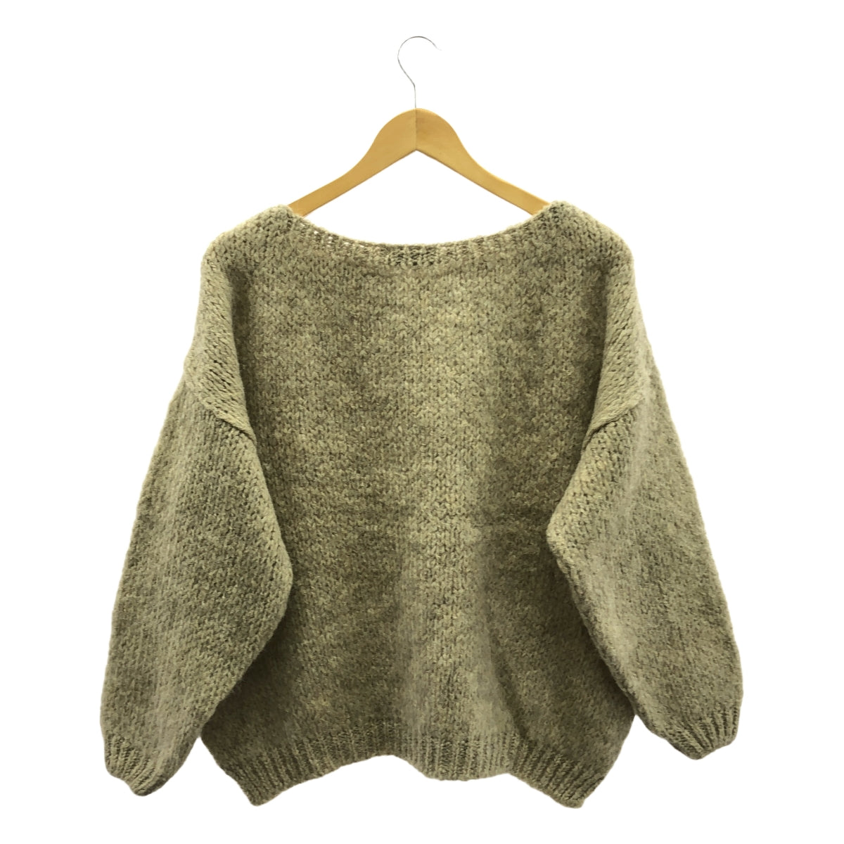 TRICOTS JEAN MARC / 經編JEAN Marc | 經編布料JEAN MARC VERSORE 寬套頭針織衫 |米色|女性的