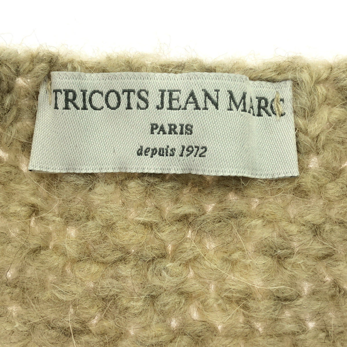 TRICOTS JEAN MARC / 經編JEAN Marc | 經編布料JEAN MARC VERSORE 寬套頭針織衫 |米色|女性的