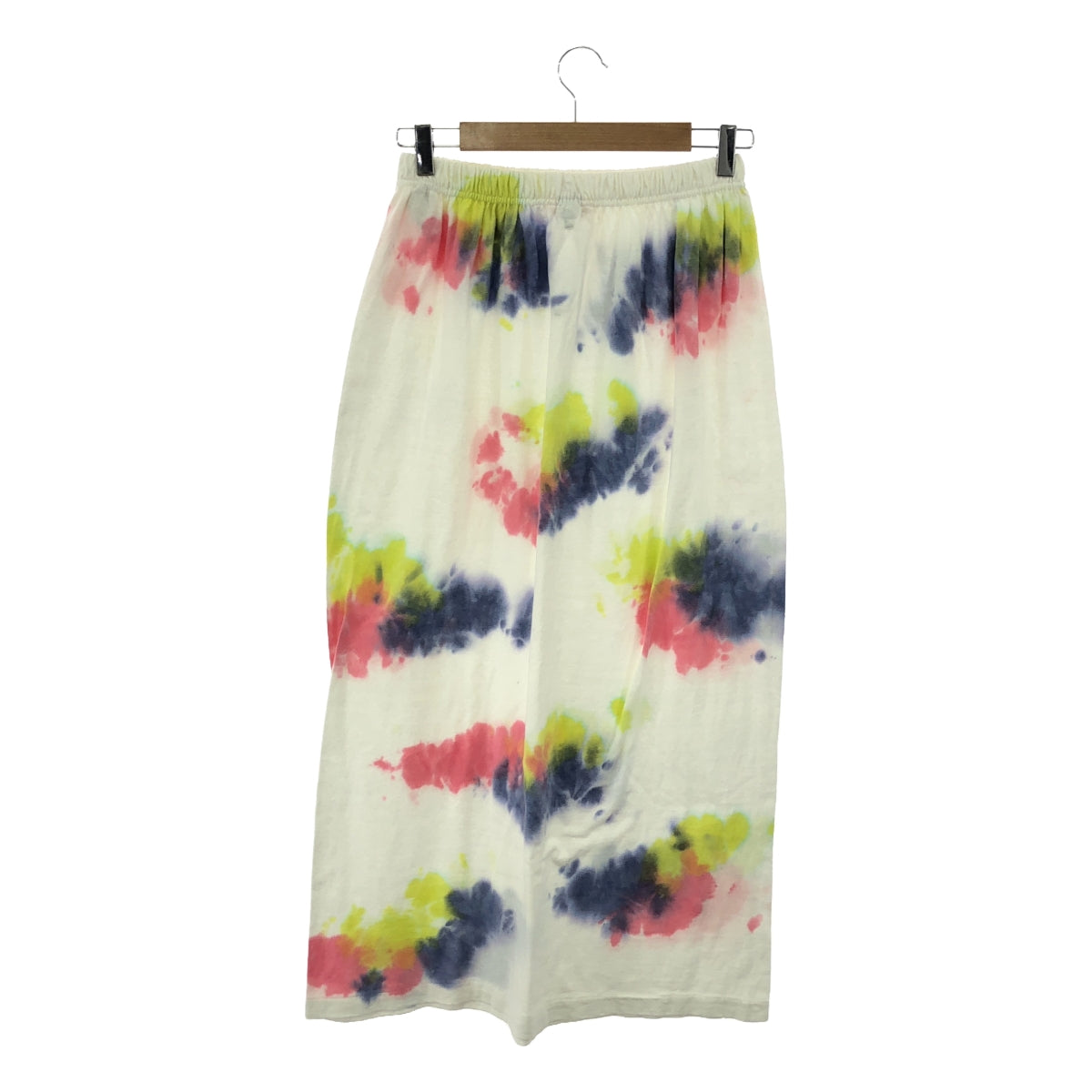 [Good Condition] RHC Ron Herman | 2024SS | × FilMelange Tie Dye Skirt / Organic Cotton Tie Dye Elastic Waist Skirt | 1 | White/Multicolor | Women's